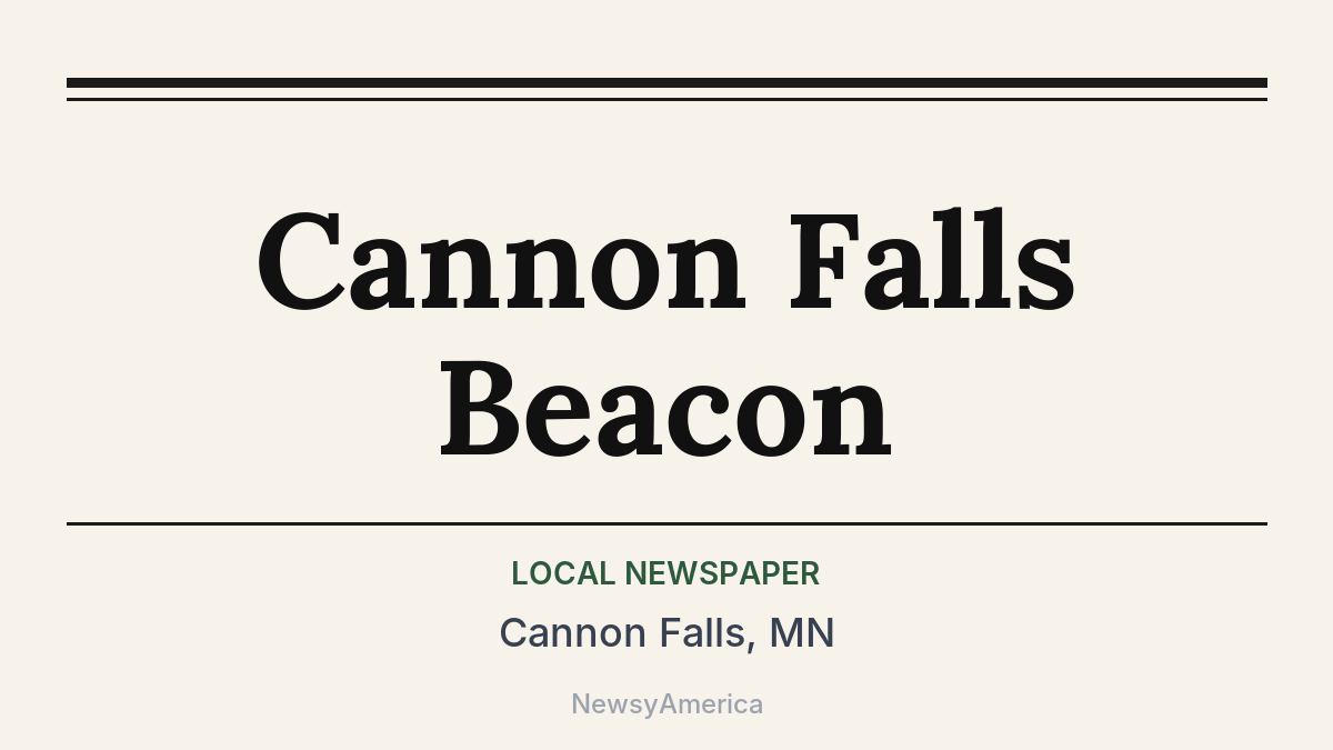 Cannon Falls Beacon – Cannon Falls, MN