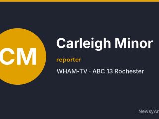 Carleigh Minor, reporter, WHAM-TV