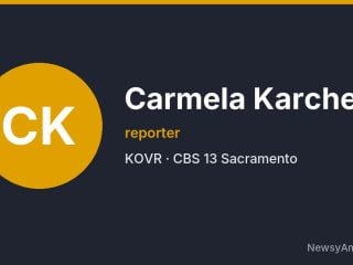 Carmela Karcher, reporter, KOVR