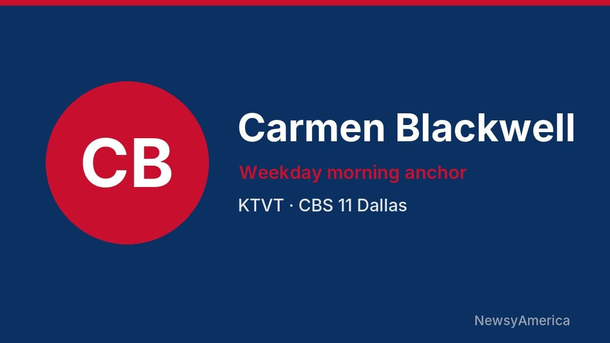 Carmen Blackwell – KTVT, Dallas