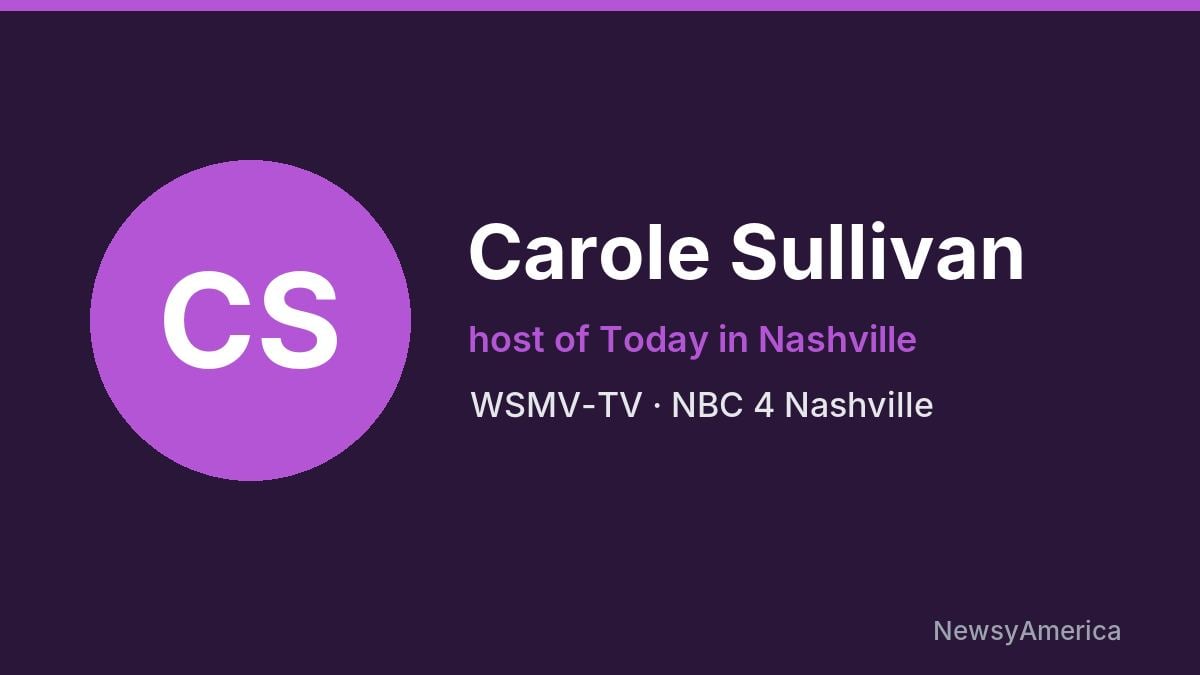 Carole Sullivan – WSMV-TV, Nashville