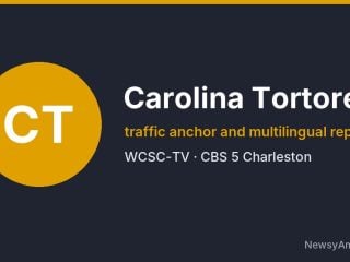 Carolina Tortorelli, traffic anchor and multilingual reporter, WCSC-TV