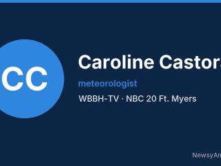 Caroline Castora, meteorologist, WBBH-TV