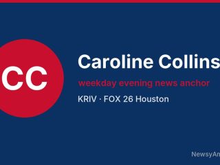 Caroline Collins, weekday evening news anchor, KRIV