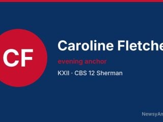 Caroline Fletcher, evening anchor, KXII
