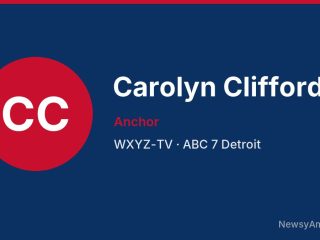 Carolyn Clifford, Anchor, WXYZ-TV