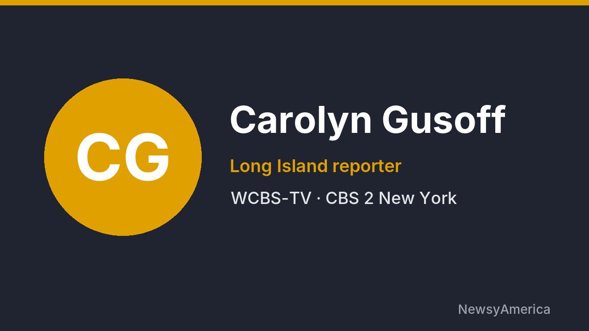 Carolyn Gusoff – WCBS-TV, New York