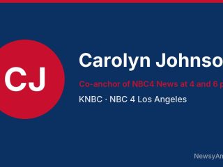 Carolyn Johnson, Co-anchor of NBC4 News at 4 and 6 p.m., KNBC