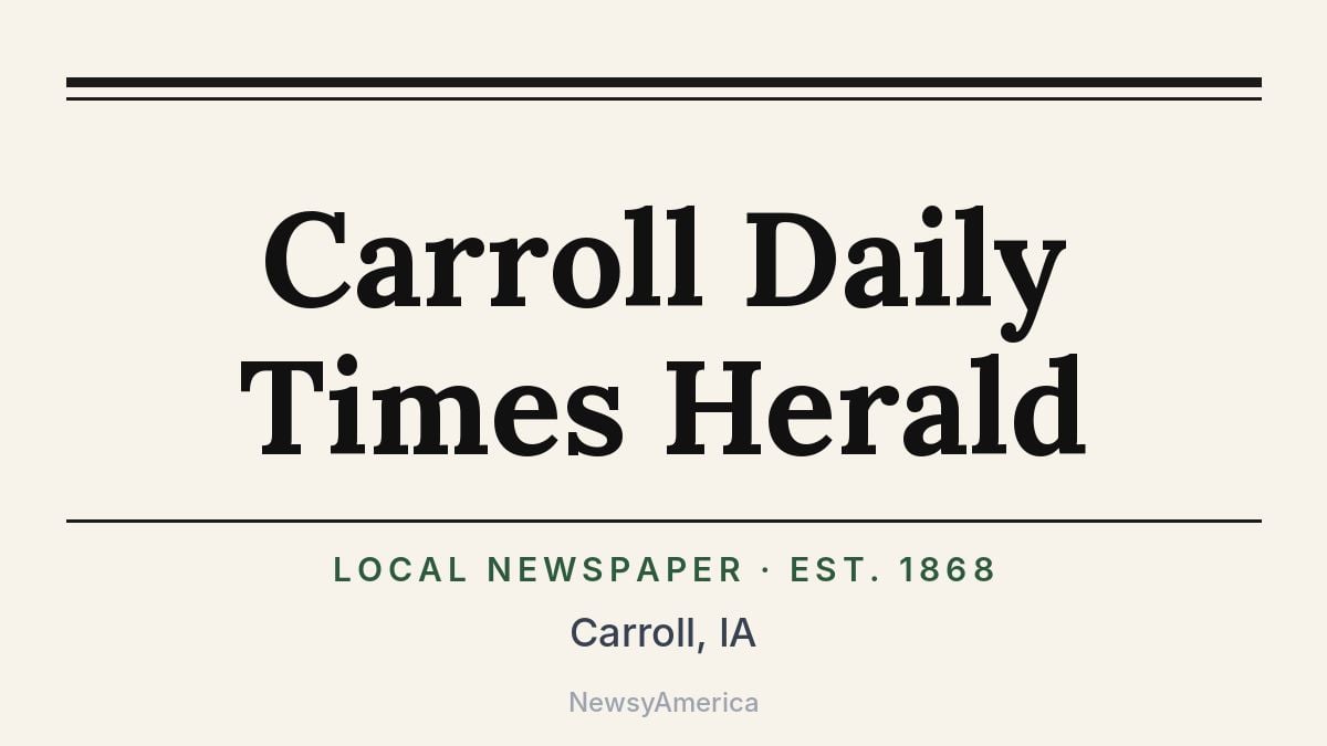 Carroll Daily Times Herald – Iowa