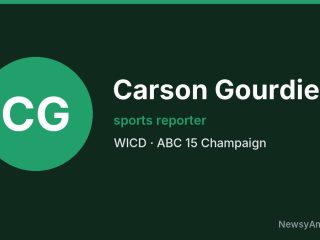 Carson Gourdie, sports reporter, WICD