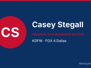 Casey Stegall, reporter and weekend anchor, KDFW