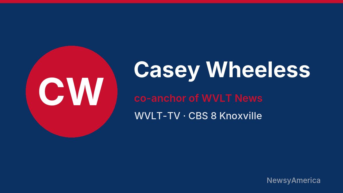 Casey Wheeless – WVLT-TV, Knoxville