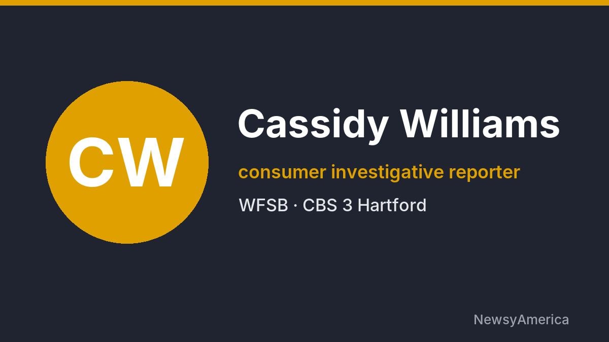 Cassidy Williams – WFSB, Hartford