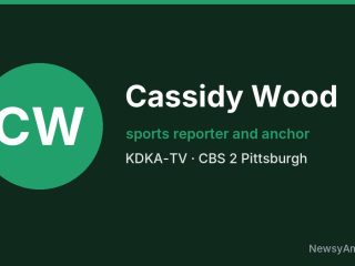 Cassidy Wood, sports reporter and anchor, KDKA-TV