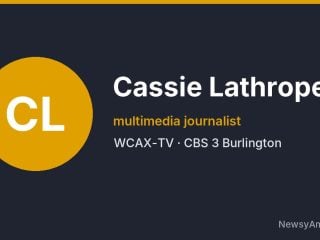 Cassie Lathrope, multimedia journalist, WCAX-TV