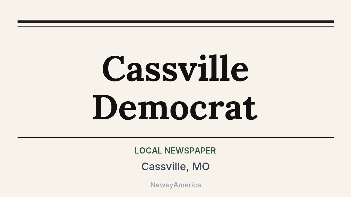 Cassville Democrat – Cassville, MO