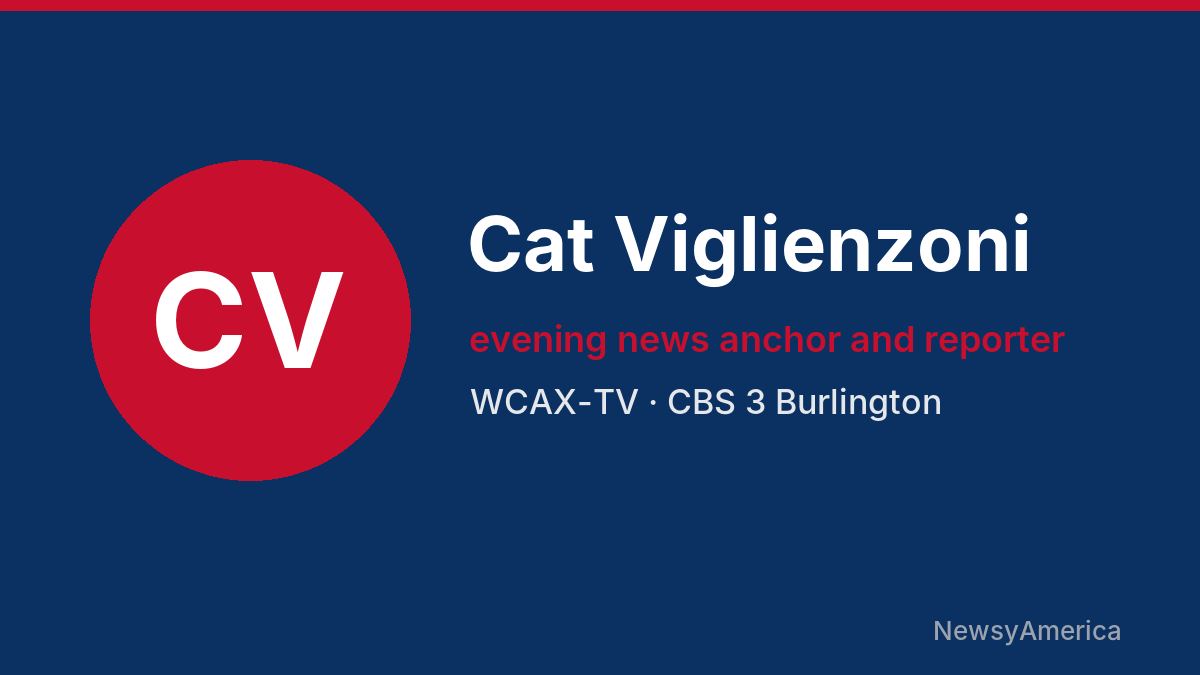 Cat Viglienzoni – WCAX-TV, Burlington