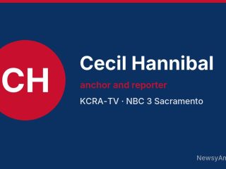 Cecil Hannibal, anchor and reporter, KCRA-TV