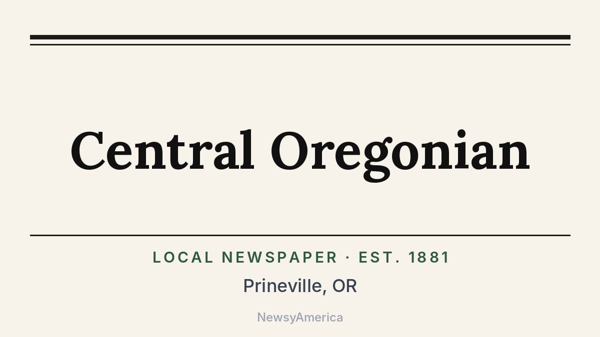 Central Oregonian – Prineville, OR