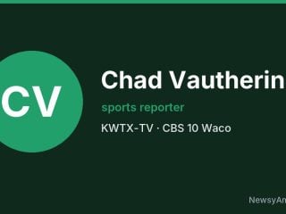 Chad Vautherine, sports reporter, KWTX-TV