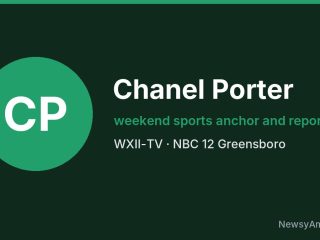 Chanel Porter, weekend sports anchor and reporter, WXII-TV