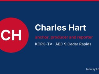Charles Hart, anchor, producer and reporter, KCRG-TV