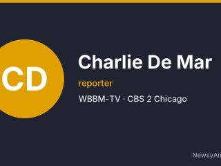 Charlie De Mar, reporter, WBBM-TV