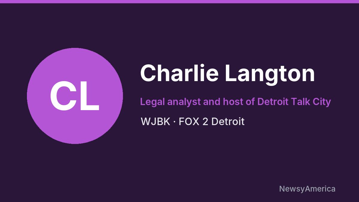 Charlie Langton – WJBK, Detroit