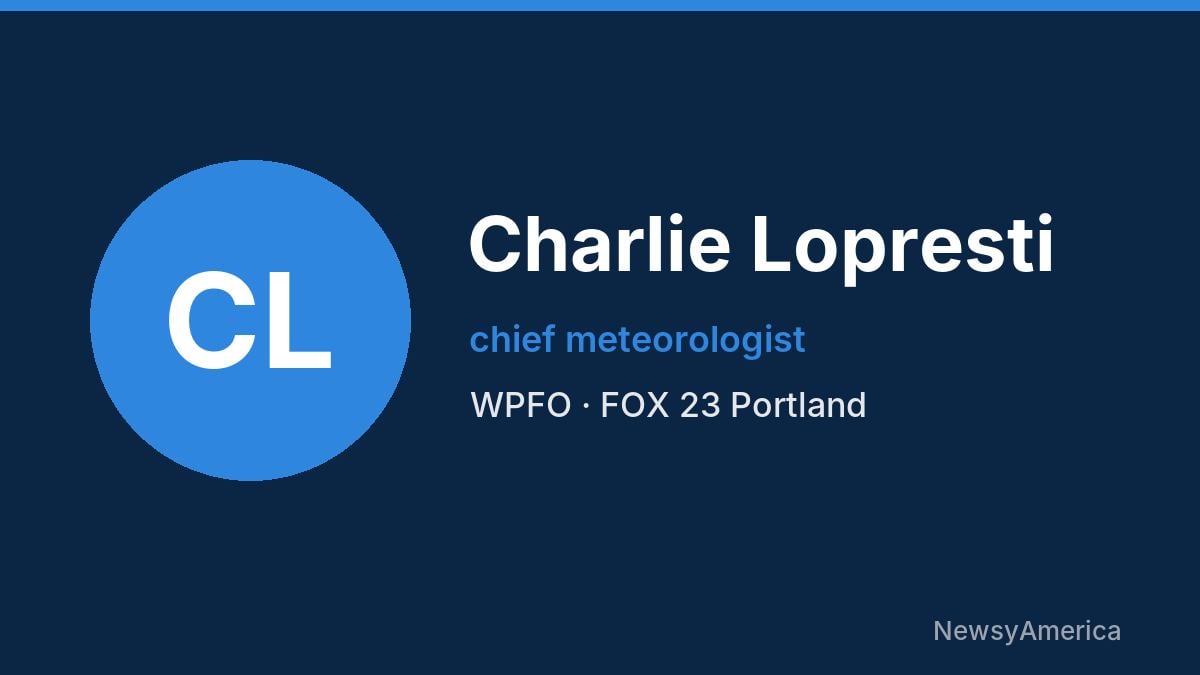 Charlie Lopresti – WPFO, Portland