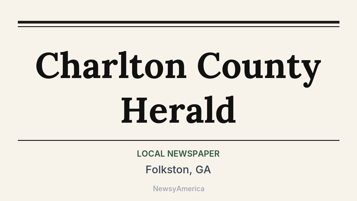Charlton County Herald – Folkston, GA
