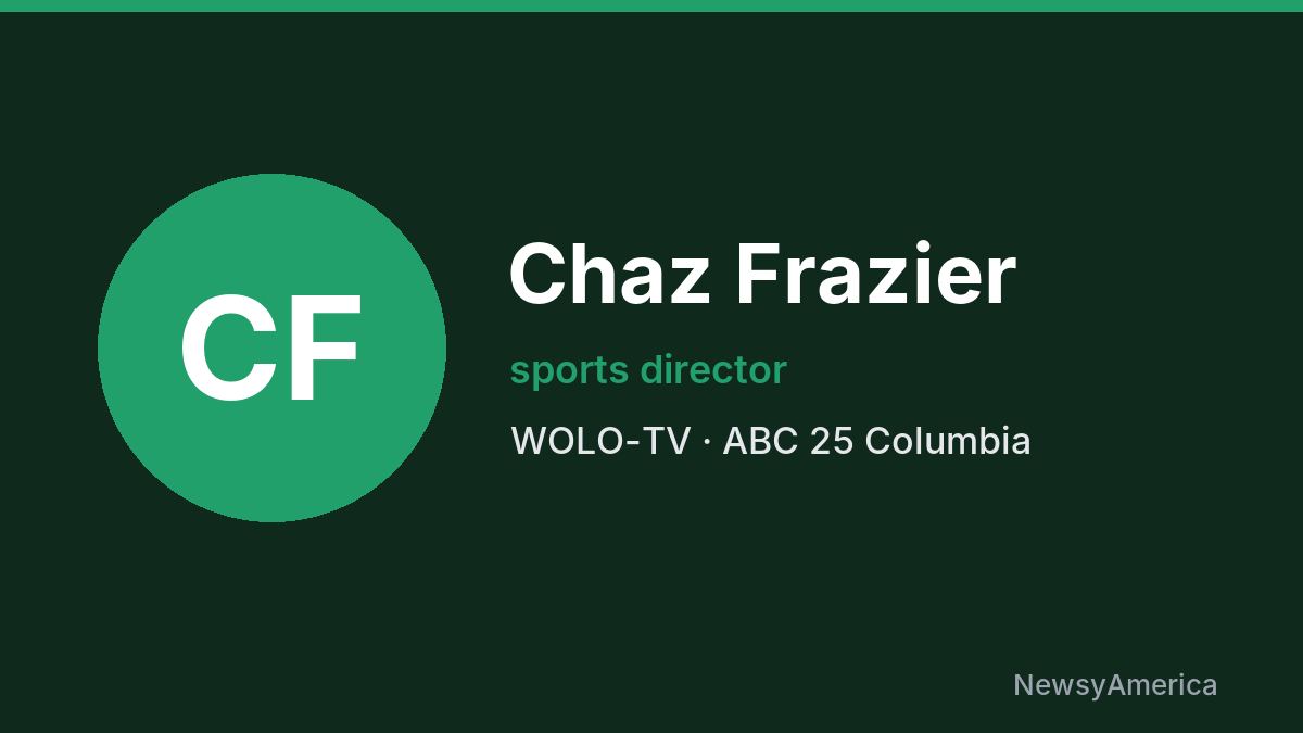 Chaz Frazier – WOLO-TV, Columbia