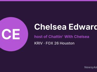 Chelsea Edwards, host of Chattin’ With Chelsea, KRIV
