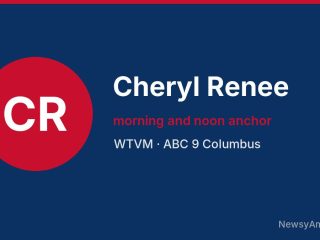 Cheryl Renee, morning and noon anchor, WTVM