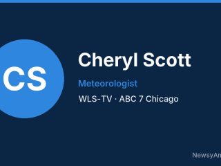 Cheryl Scott, Meteorologist, WLS-TV