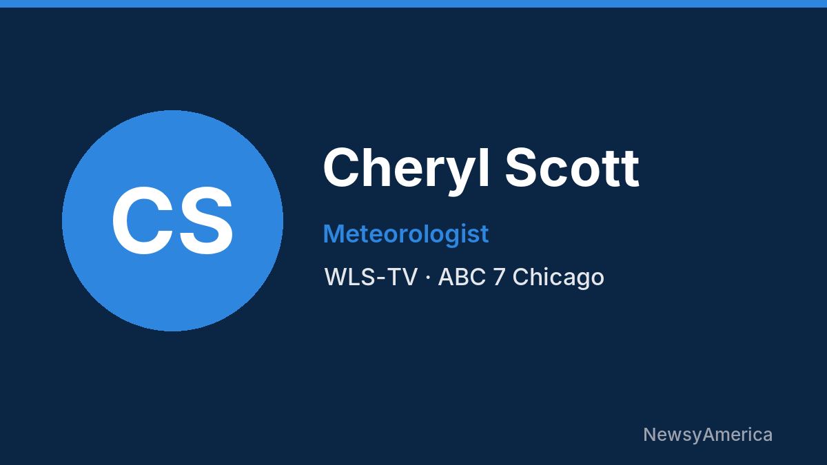 Cheryl Scott – WLS-TV, Chicago
