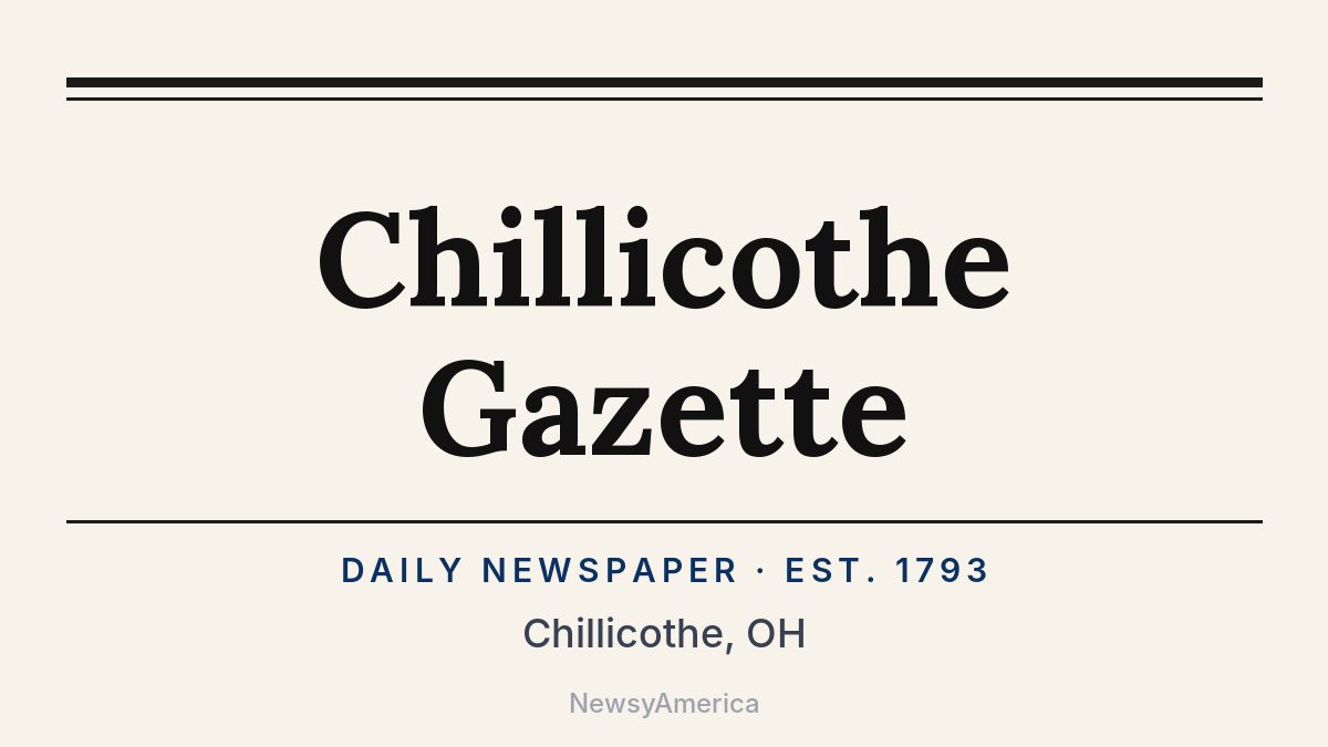 Chillicothe Gazette – Ohio