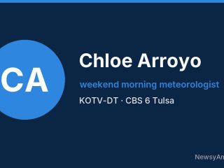 Chloe Arroyo, weekend morning meteorologist, KOTV-DT