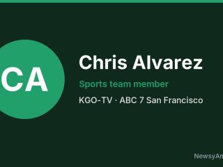 Chris Alvarez, Sports team member, KGO-TV