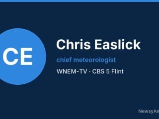 Chris Easlick, chief meteorologist, WNEM-TV