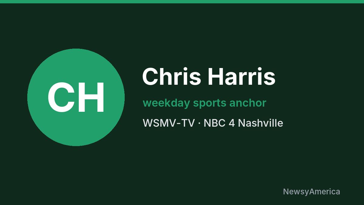 Chris Harris – WSMV-TV, Nashville