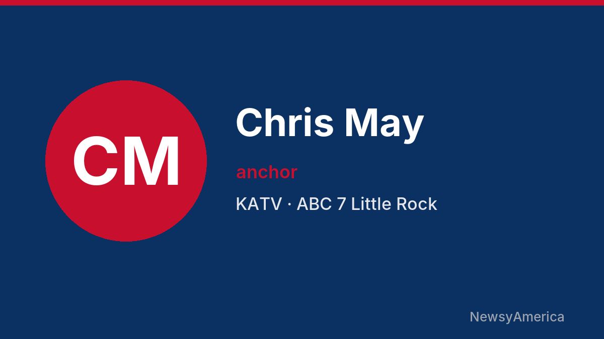 Chris May – KATV, Little Rock