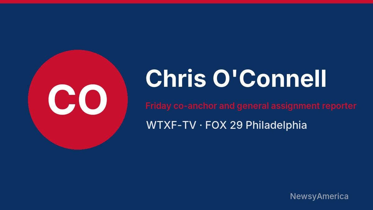 Chris O’Connell – WTXF-TV, Philadelphia