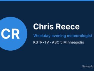 Chris Reece, Weekday evening meteorologist, KSTP-TV
