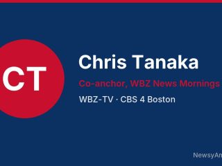 Chris Tanaka, Co-anchor, WBZ News Mornings, WBZ-TV
