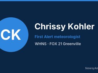 Chrissy Kohler, First Alert meteorologist, WHNS