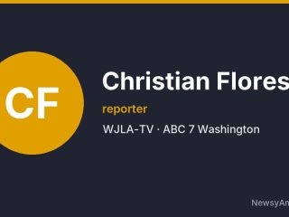 Christian Flores, reporter, WJLA-TV