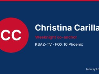 Christina Carilla, Weeknight co-anchor, KSAZ-TV