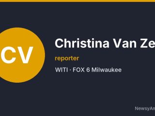 Christina Van Zelst, reporter, WITI