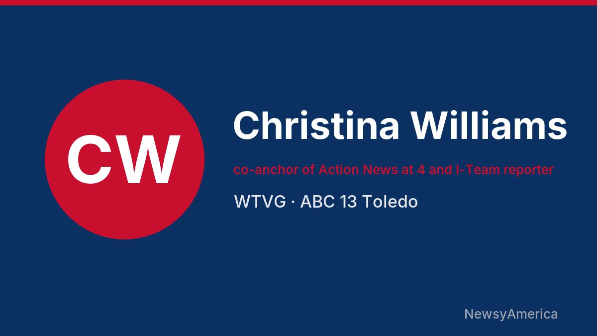 Christina Williams – WTVG, Toledo