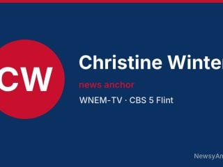 Christine Winter, news anchor, WNEM-TV